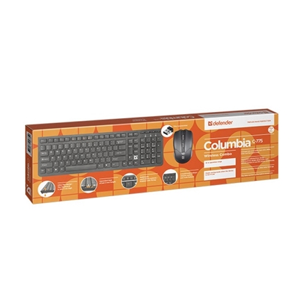 Keyboard Defender Columbia C-775 Combo klaviatura