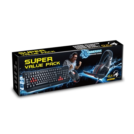 Genius Gaming Keyboard Super Value Pack KMH-200  Oyun Klaviaturası
