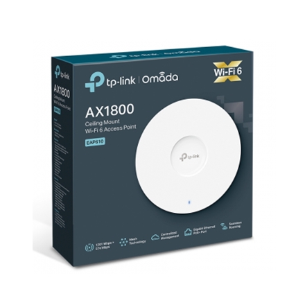 TP-Link AX1800 Ceiling Mount Wi-Fi 6 Access Point- EAP610 V.3