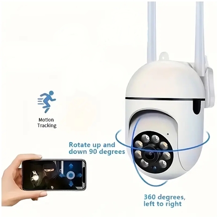 Wi-Fi İP Təhlükəsizlik Kamerası - 1080P Tam HD Video